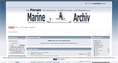 Desktop Screenshot of forum-marinearchiv.de